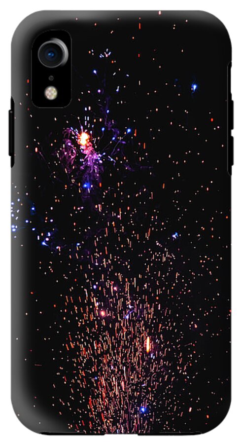 Blasted Colors of Fireworks in the sky - Phone Case