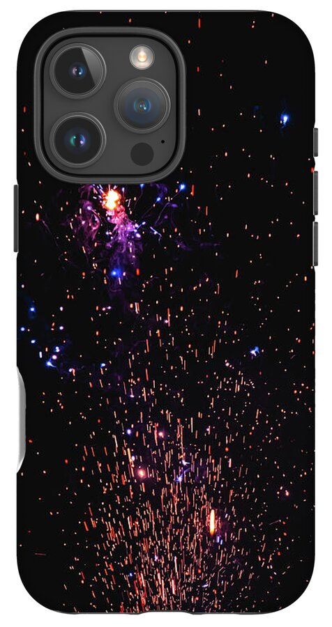 Blasted Colors of Fireworks in the sky - Phone Case