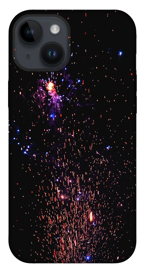 Blasted Colors of Fireworks in the sky - Phone Case