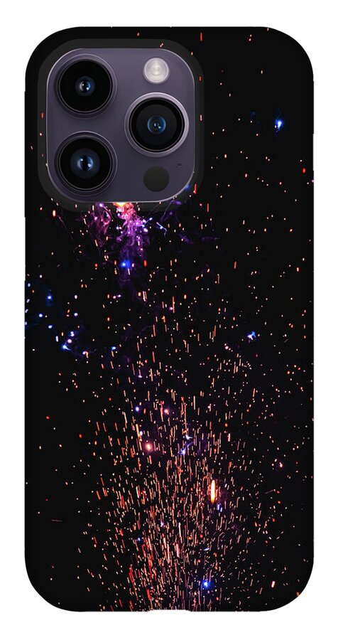 Blasted Colors of Fireworks in the sky - Phone Case