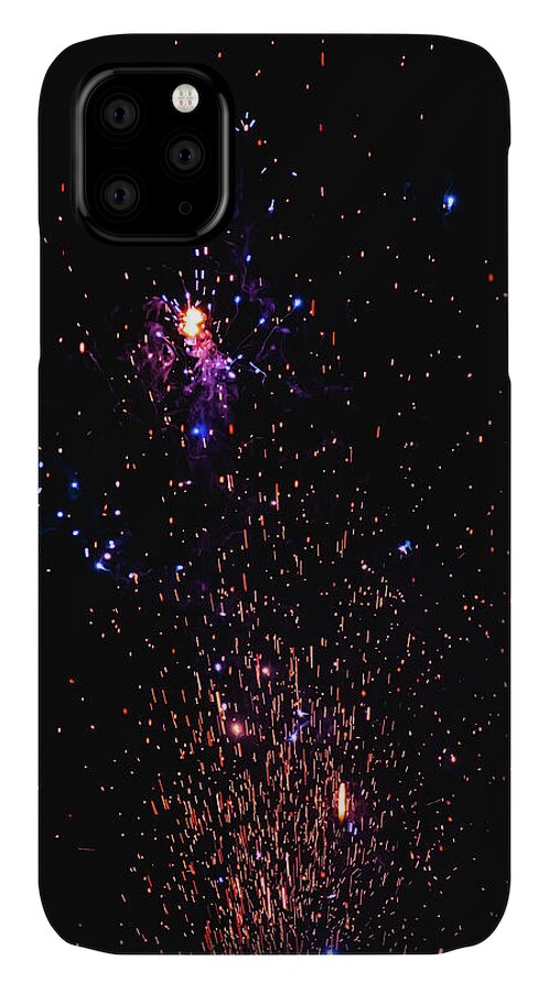 Blasted Colors of Fireworks in the sky - Phone Case