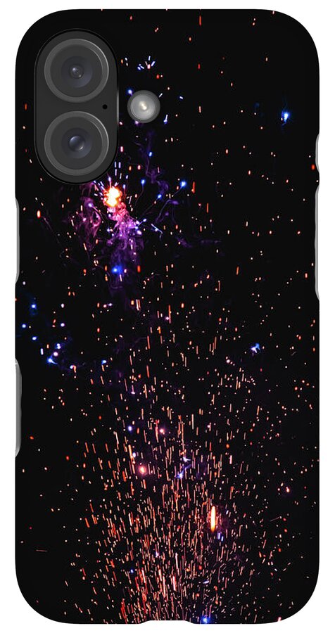 Blasted Colors of Fireworks in the sky - Phone Case