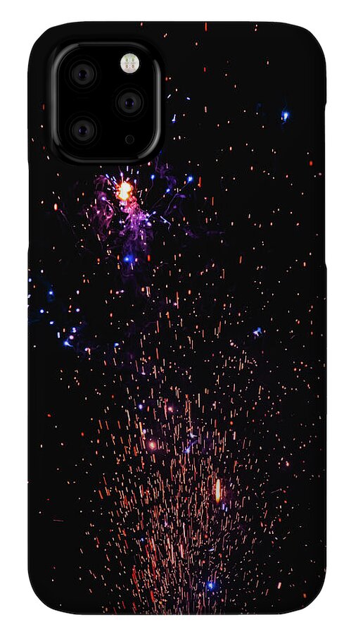Blasted Colors of Fireworks in the sky - Phone Case