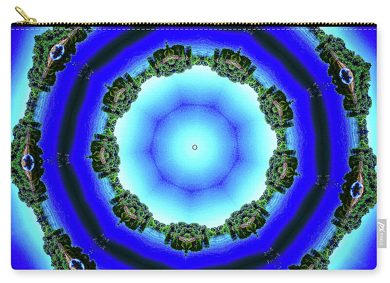 Blue Espace Nature Mandala - Zip Pouch