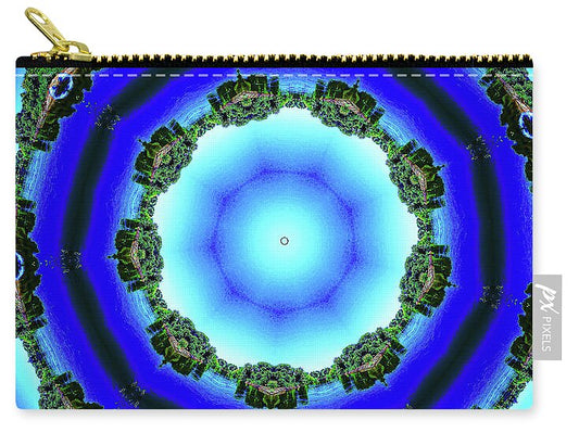 Blue Espace Nature Mandala - Zip Pouch