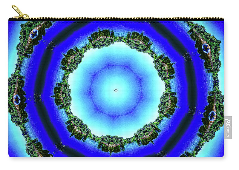 Blue Espace Nature Mandala - Zip Pouch