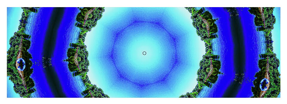 Blue Espace Nature Mandala - Yoga Mat