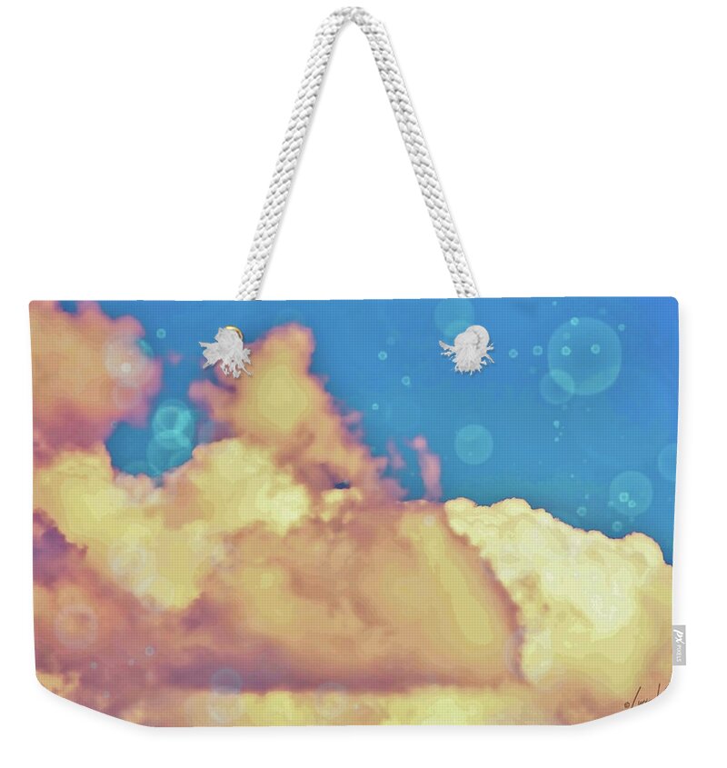 Bubbly Clouds in the Sky - Weekender Tote Bag
