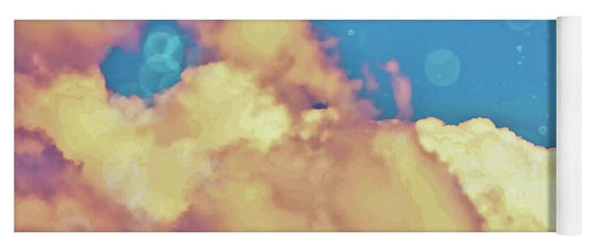 Bubbly Clouds in the Sky - Yoga Mat