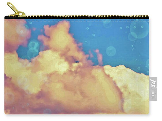 Bubbly Clouds in the Sky - Zip Pouch
