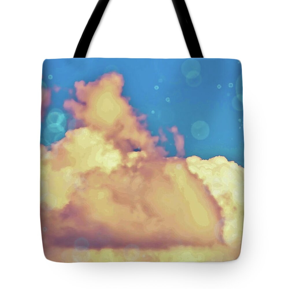 Bubbly Clouds in the Sky - Tote Bag