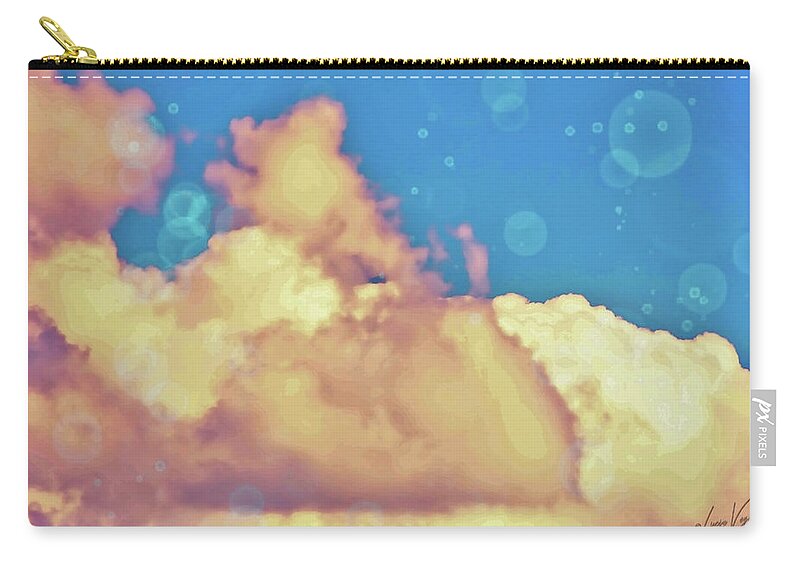 Bubbly Clouds in the Sky - Zip Pouch