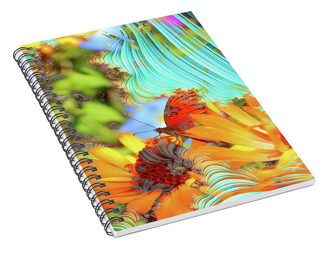 Butterfly Ready for Take off - Spiral Notebook