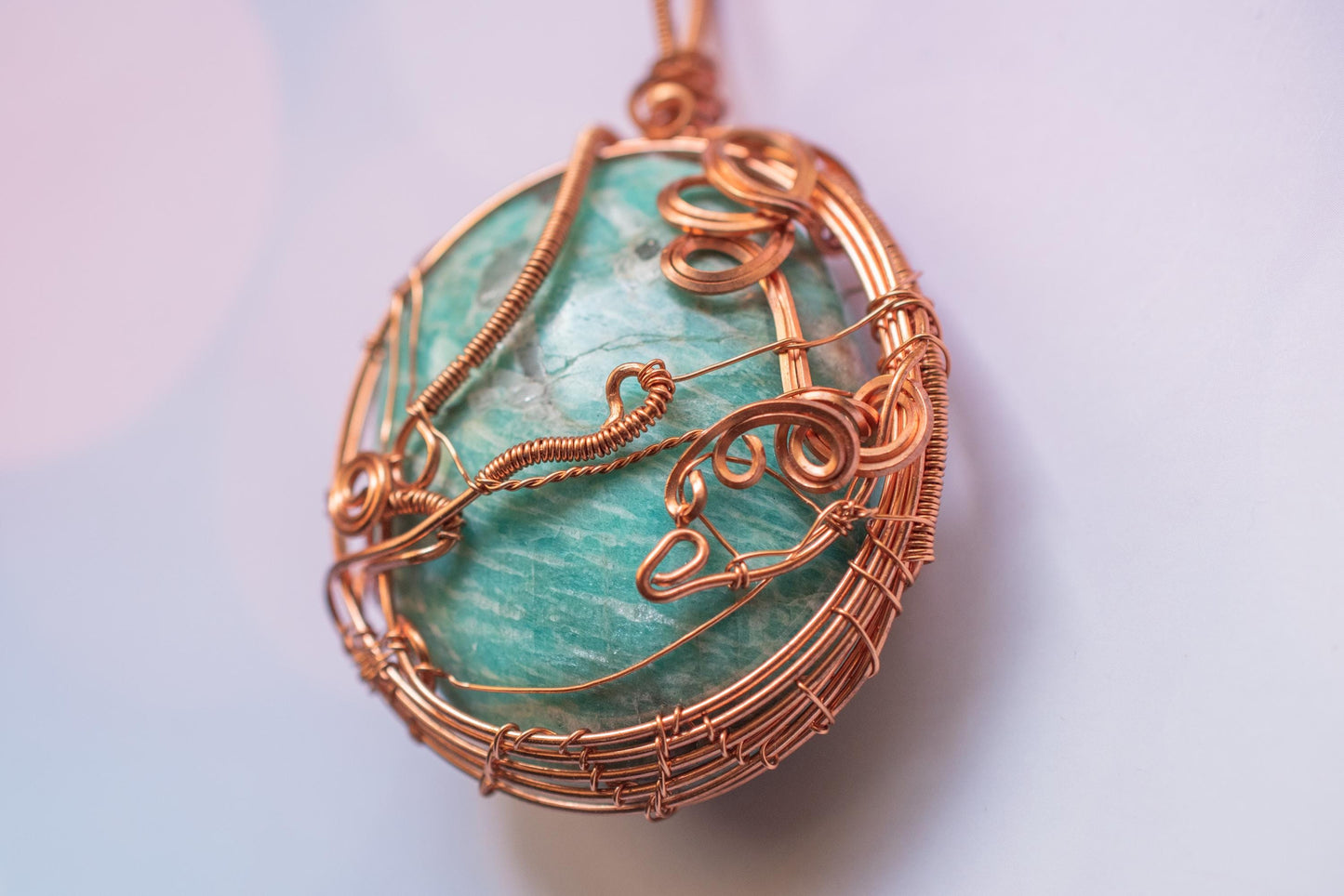 Calm Your Mood Amazonite Pendant
