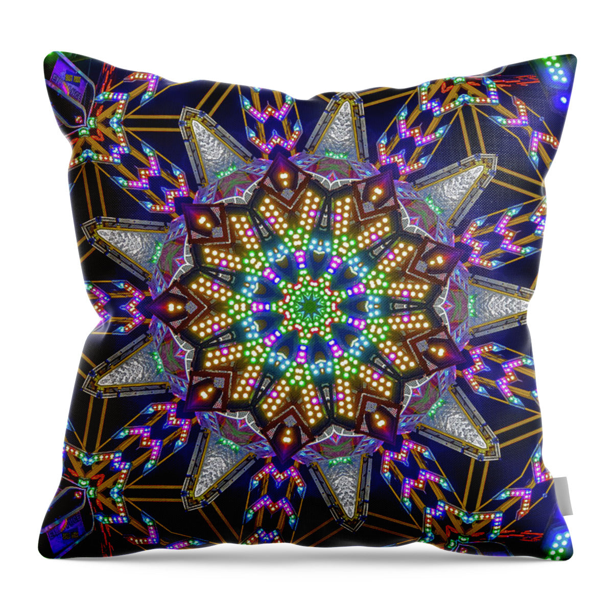 CarnivalCraze Mandala - Throw Pillow
