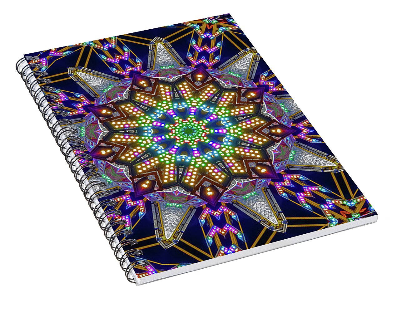 CarnivalCraze Mandala - Spiral Notebook