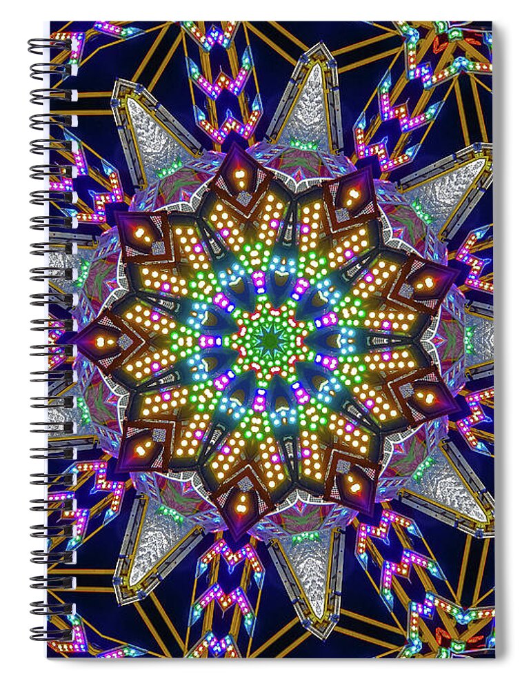 CarnivalCraze Mandala - Spiral Notebook