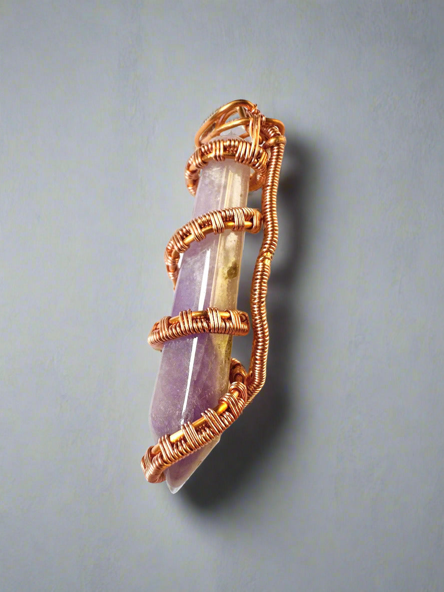 Express yourself Peacefully and Aligned - Amethyst Wand