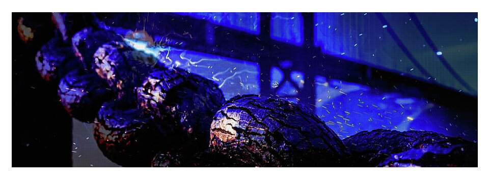 Chain in San Francisco and Golden Gate Bridge Night Art - Yoga Mat
