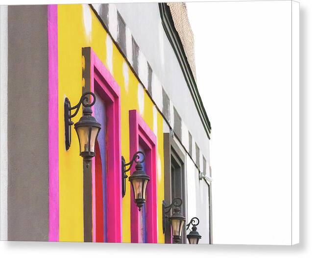City Lights Abstract Art - Canvas Print
