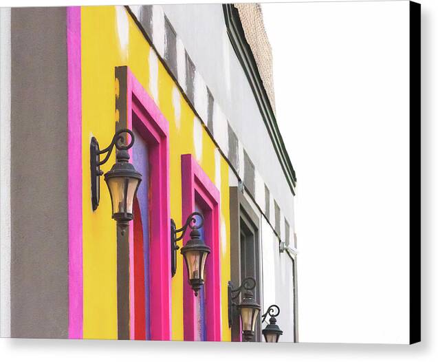 City Lights Abstract Art - Canvas Print
