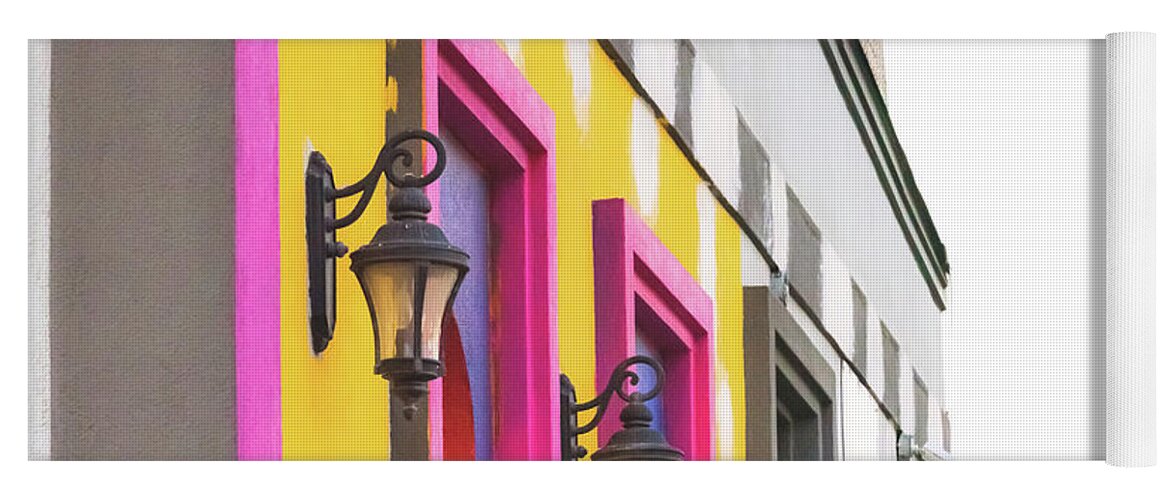 City Lights Abstract Art - Yoga Mat