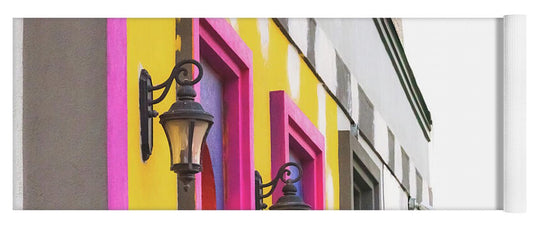 City Lights Abstract Art - Yoga Mat