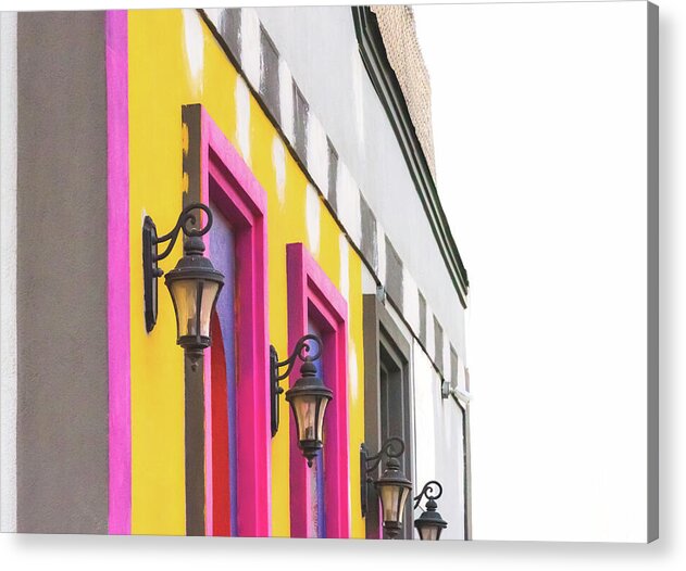 City Lights Abstract Art - Acrylic Print