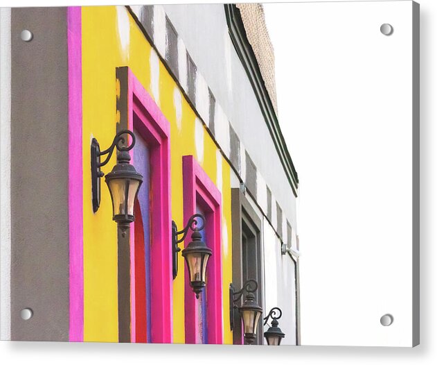 City Lights Abstract Art - Acrylic Print