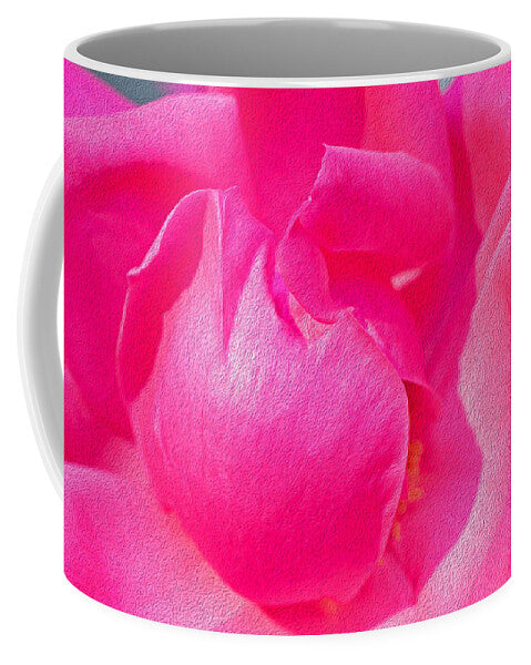 Closeup of a Wonderful Pink Rose - Mug
