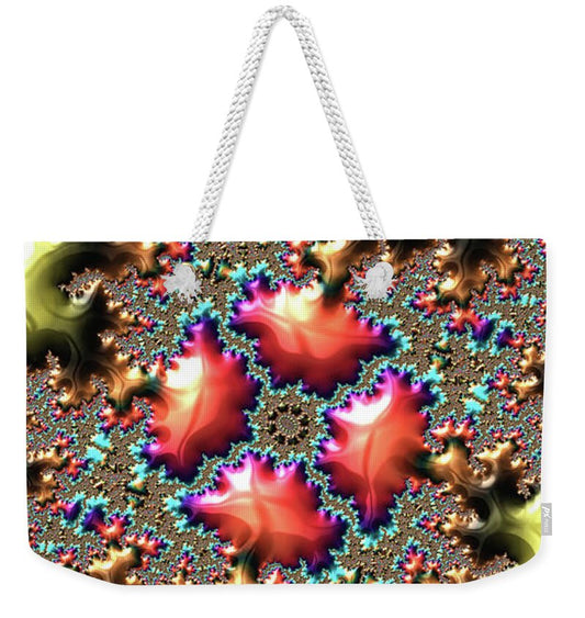 Colorful Textures of Fragments - Weekender Tote Bag