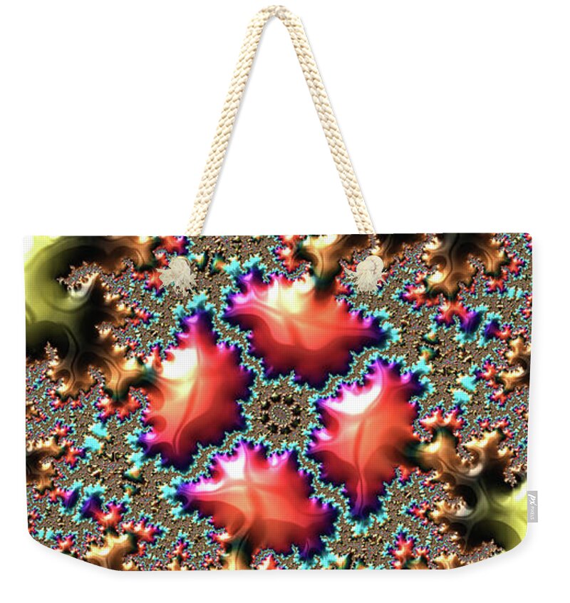 Colorful Textures of Fragments - Weekender Tote Bag