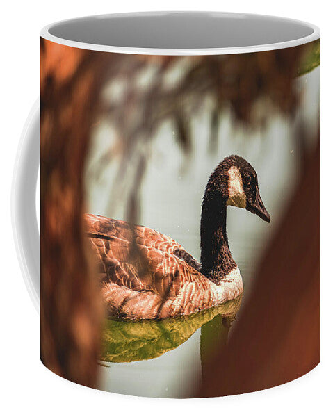 Contemplative Goose on Water - Mug