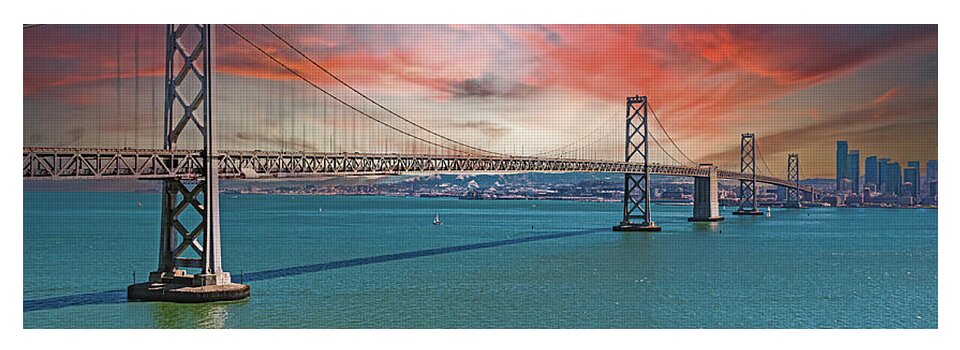 Oakland Bay Bridge Creative Clouds Over The Pacific Ocean in San Francisco - Yoga Mat