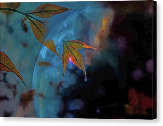 Creative Nature and Planetary Background - Canvas Print