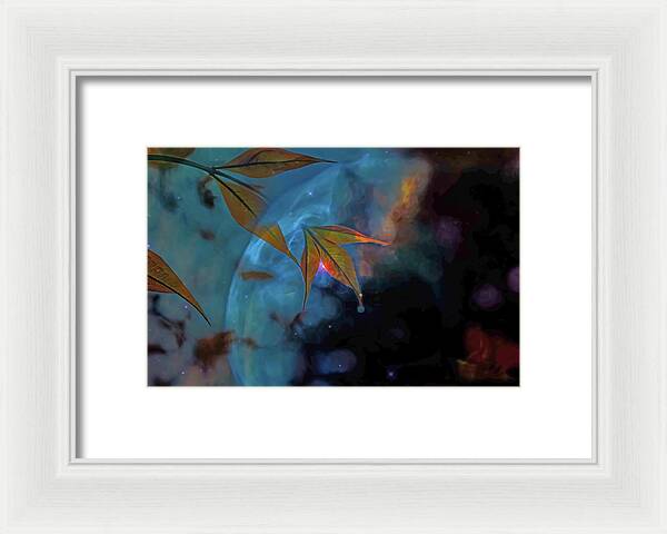Creative Nature and Planetary Background - Framed Print