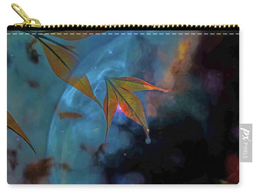 Creative Nature and Planetary Background - Zip Pouch