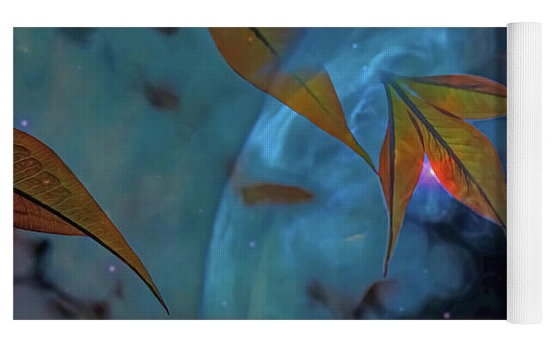 Creative Nature and Planetary Background - Yoga Mat