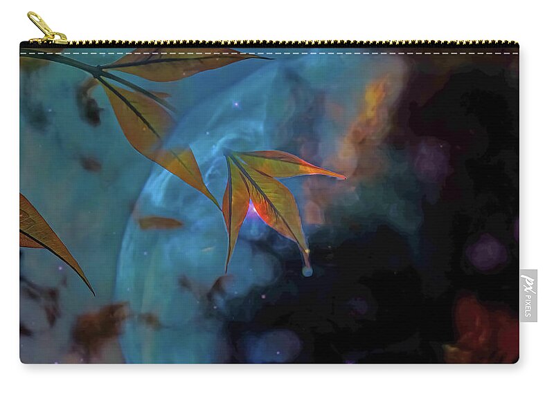 Creative Nature and Planetary Background - Zip Pouch