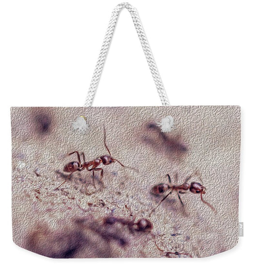 Cute ants Landscape Art - Weekender Tote Bag