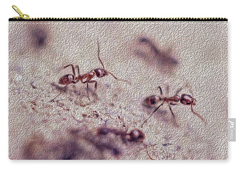 Cute ants Landscape Art - Zip Pouch