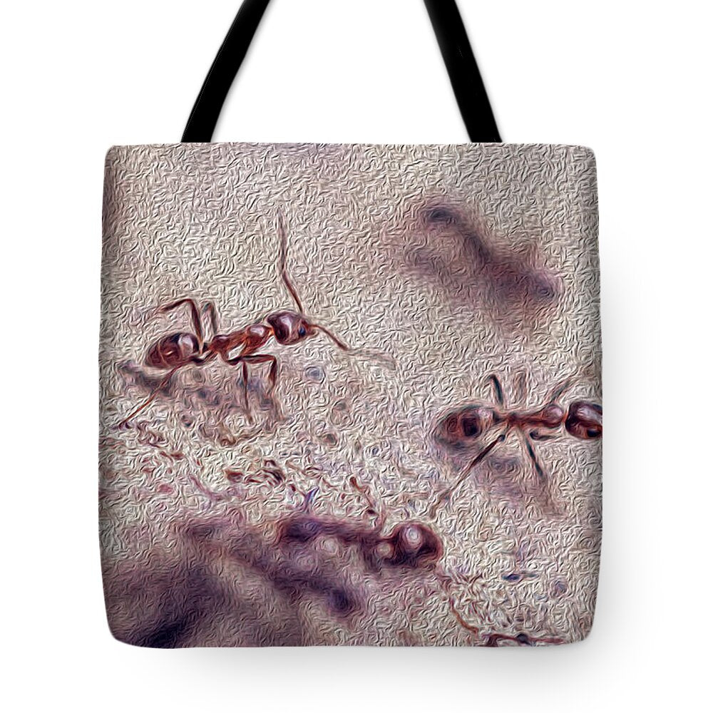 Cute ants Landscape Art - Tote Bag