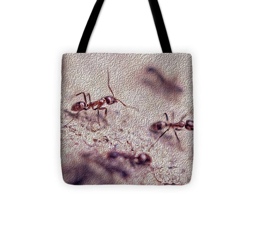 Cute ants Landscape Art - Tote Bag