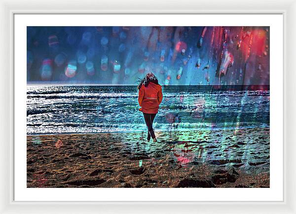 Dance in the Rain - Framed Print