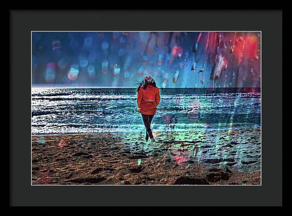 Dance in the Rain - Framed Print