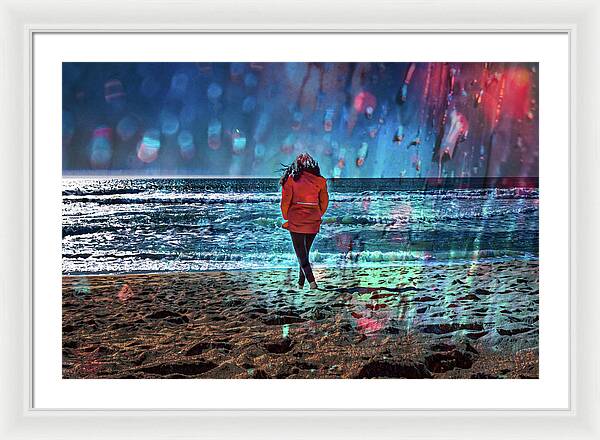 Dance in the Rain - Framed Print