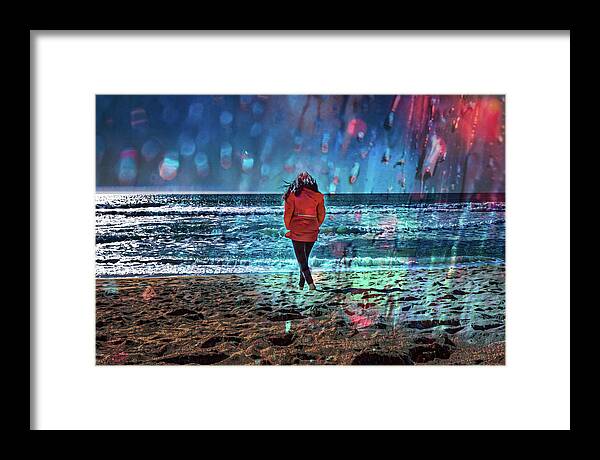 Dance in the Rain - Framed Print