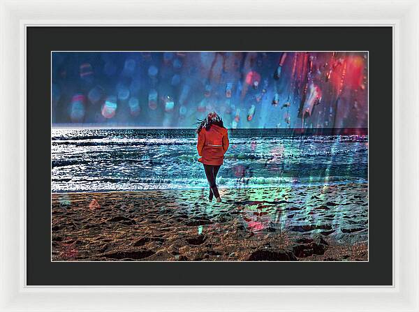 Dance in the Rain - Framed Print
