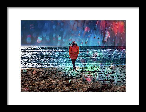 Dance in the Rain - Framed Print