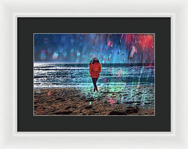 Dance in the Rain - Framed Print